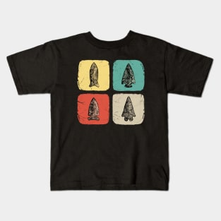 Arrowhead Shapes Collecting Vintage Look Gifts Kids T-Shirt